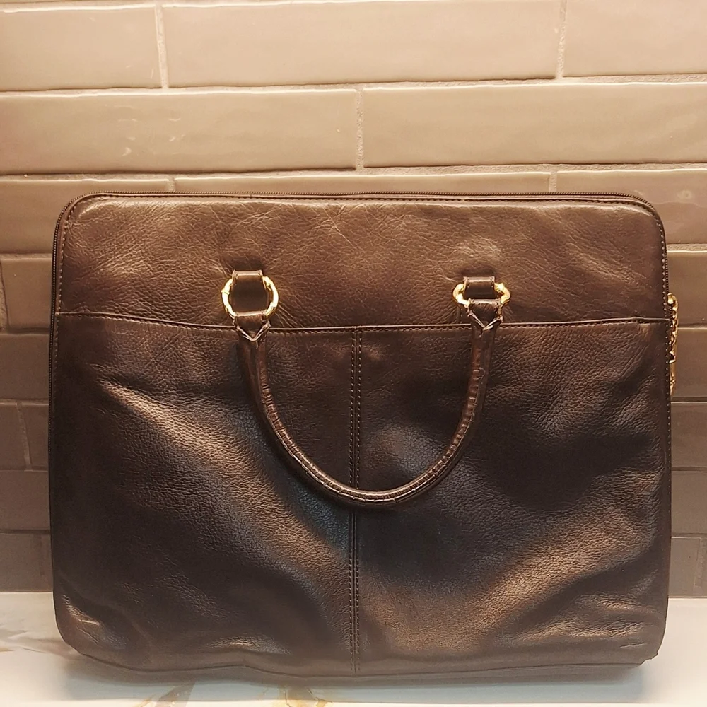 Great American Leatherworks Elt Brown Leather Men's Bag